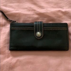 Black Fossil Wallet